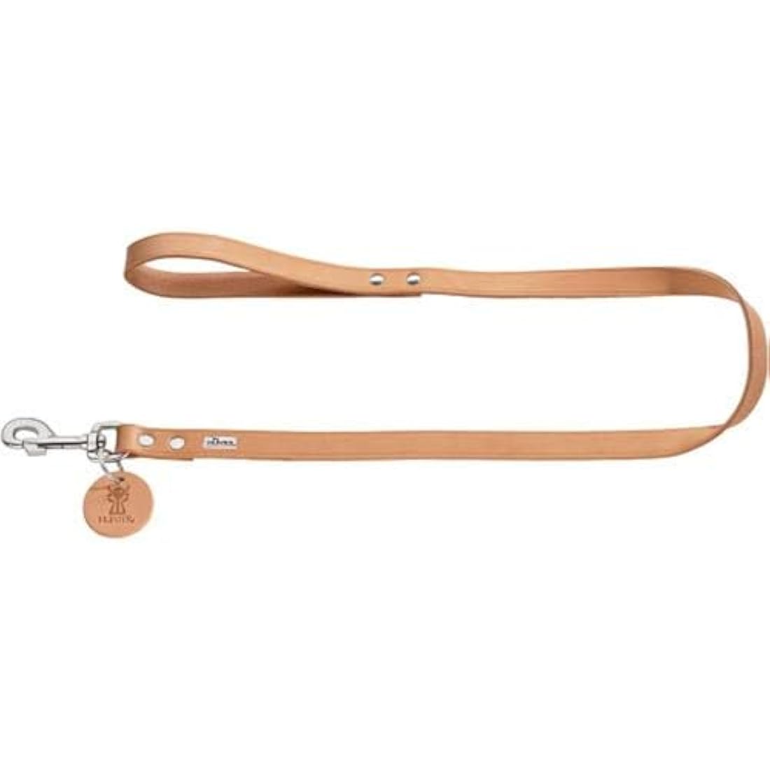 Hunter Soft Genuine Cow Leather Dog Leash - Black, 20mm x 100cm