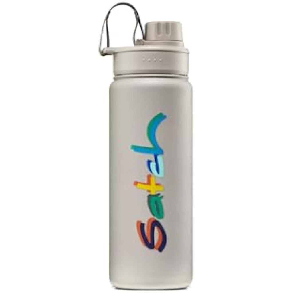Satch Stainless Steel Drinking Bottle – 0.5L Leak-Proof BPA-Free Beige