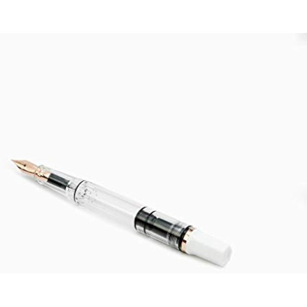 TWSBI Eco Fountain Pen – White & Rose Gold – Extra Fine (EF) Nib