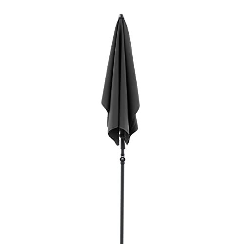 Doppler Rethink Rectangular Parasol 180x120cm - Dark Grey Sustainable