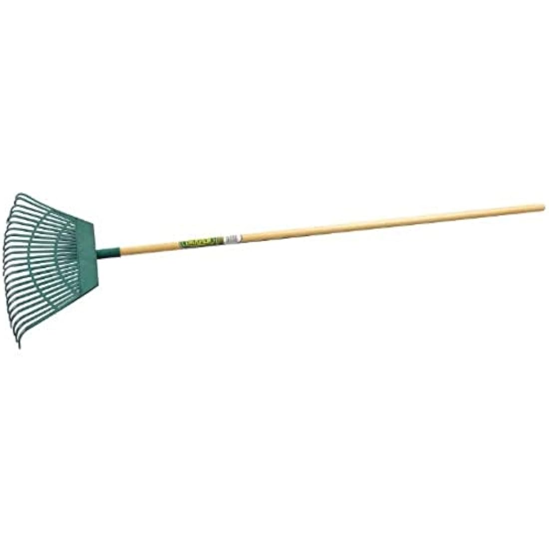 Draper 550mm Plastic Leaf Rake with 23 Teeth and Natural Wood Handle