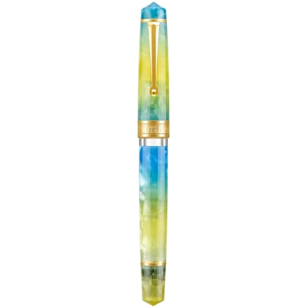 Asvine P20 Piston Fountain Pen – Gradual Yellow Resin, Extra Fine Nib
