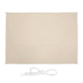 Relaxdays Rectangular Shade Sail | 3.5 x 2.5 m UV Protection Canopy, Beige