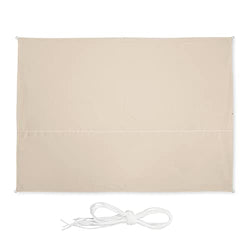Relaxdays Rectangular Shade Sail | 3.5 x 2.5 m UV Protection Canopy, Beige
