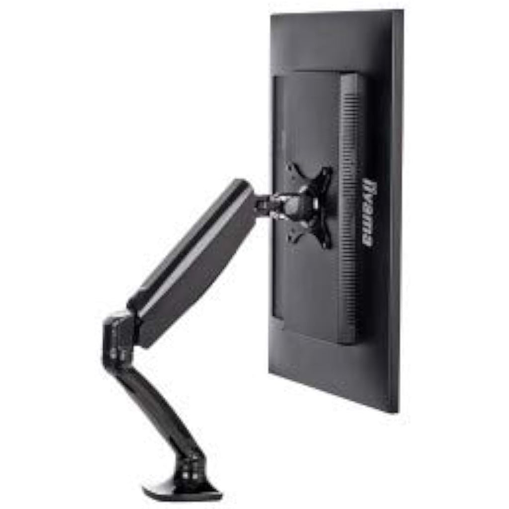 iiyama DS3001C-B1 Single Gas Spring Monitor Arm | 27" Desk Mount - Black