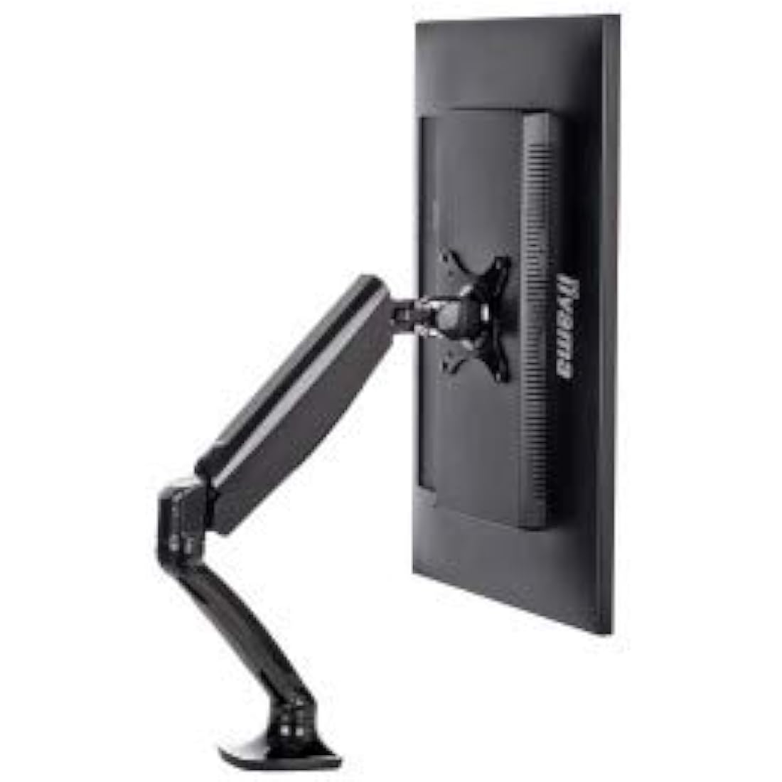 iiyama DS3001C-B1 Single Gas Spring Monitor Arm | 27" Desk Mount - Black