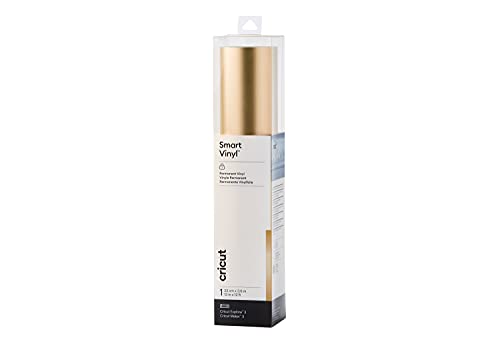 Cricut Smart Vinyl Permanent Matte Metallic Champagne - 3.7m Roll