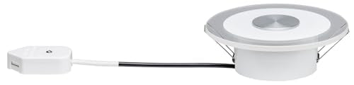 Paulmann Whirl Recessed LED Spotlight Set | Satin Aluminium | Dimmable