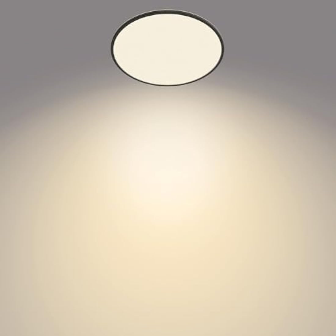 Philips SceneSwitch LED Ceiling Light – 36W Dimmable Warm White Black