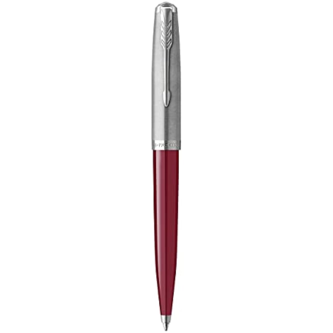 Parker 51 Ballpoint Pen | Burgundy with Chrome Trim | Medium Point