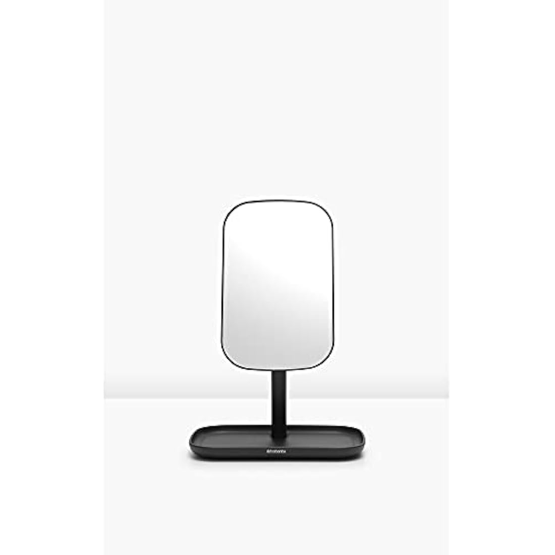 Brabantia ReNew 360° Vanity Mirror with Storage Tray – Dark Grey