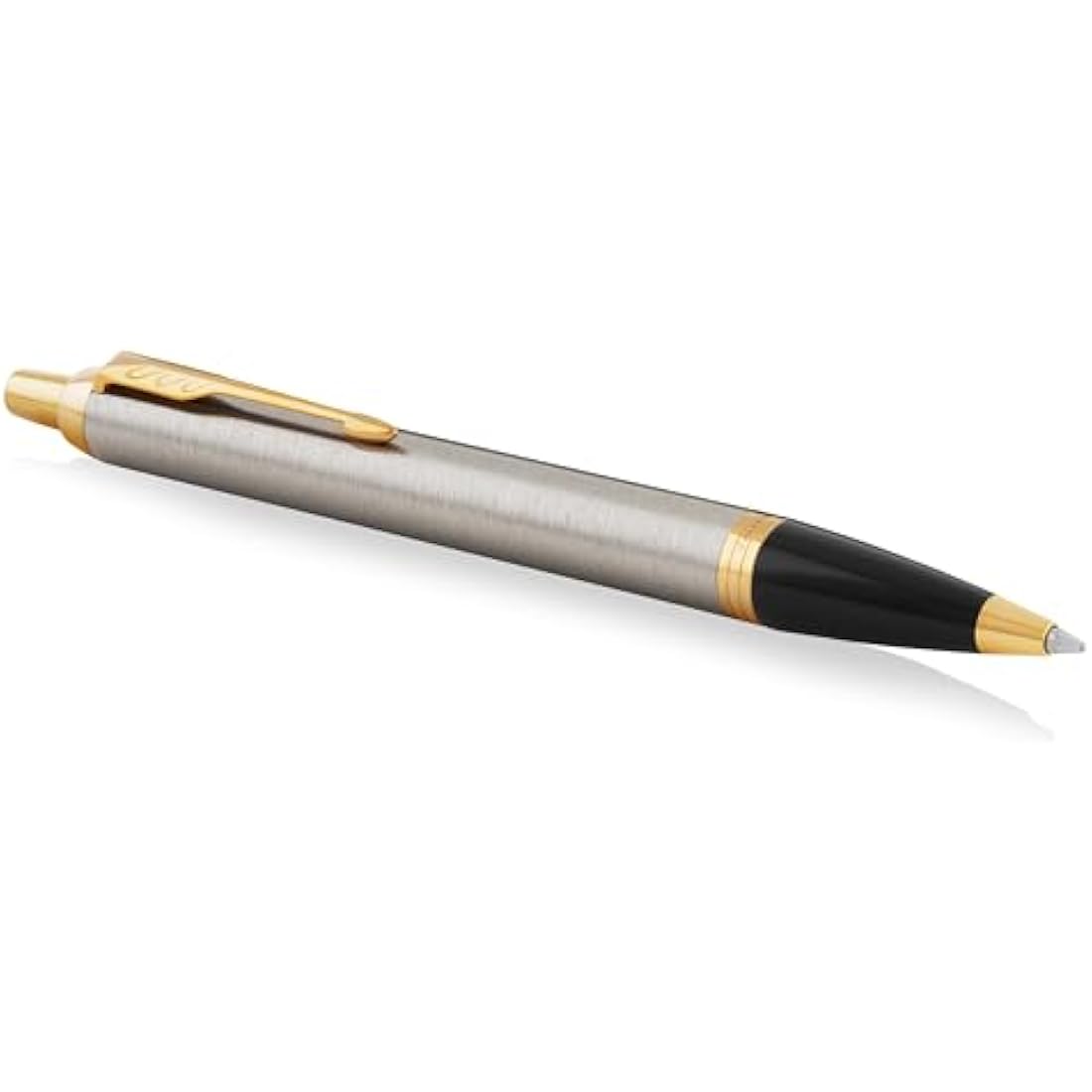Parker IM Ballpoint Pen – Brushed Metal Medium Point Blue Ink Gift Box