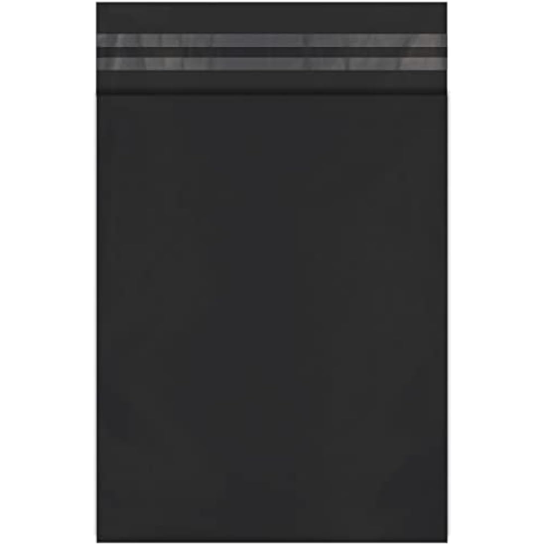Red Ember 50 Mixed Poly Mailing Bags | 5 Sizes Recycled Self-Seal Black