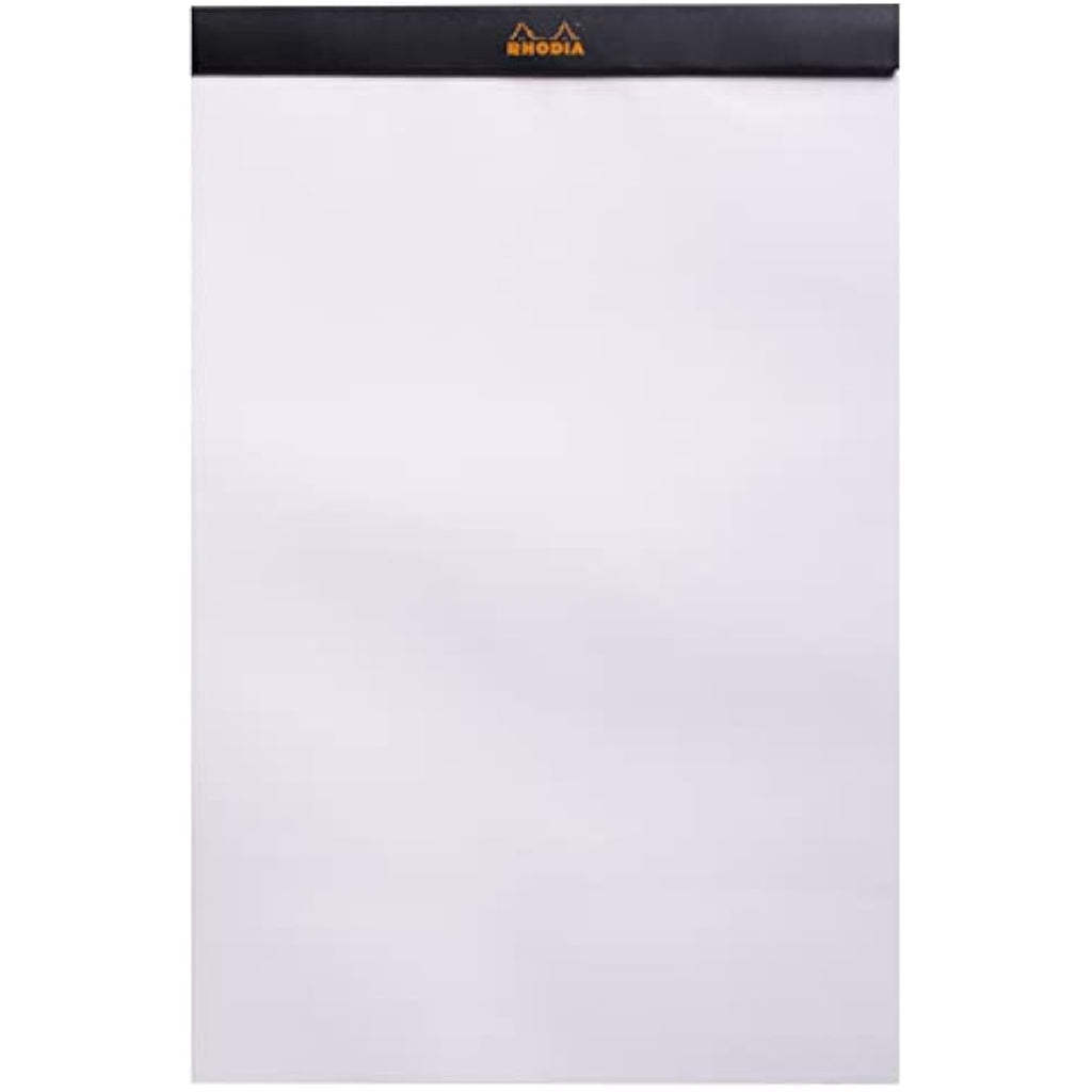 Rhodia N°19 Stapled Notepad – A4+ Plain White Clairefontaine Paper – 5 Pack