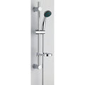 Dura Round Shower Riser Rail Kit - Chrome Wall Slide Bar
