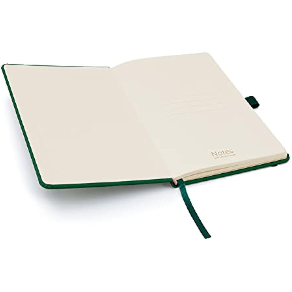 Notes London A5 Lined Notebook Bulk Pack of 25 – Green Vegan Leather