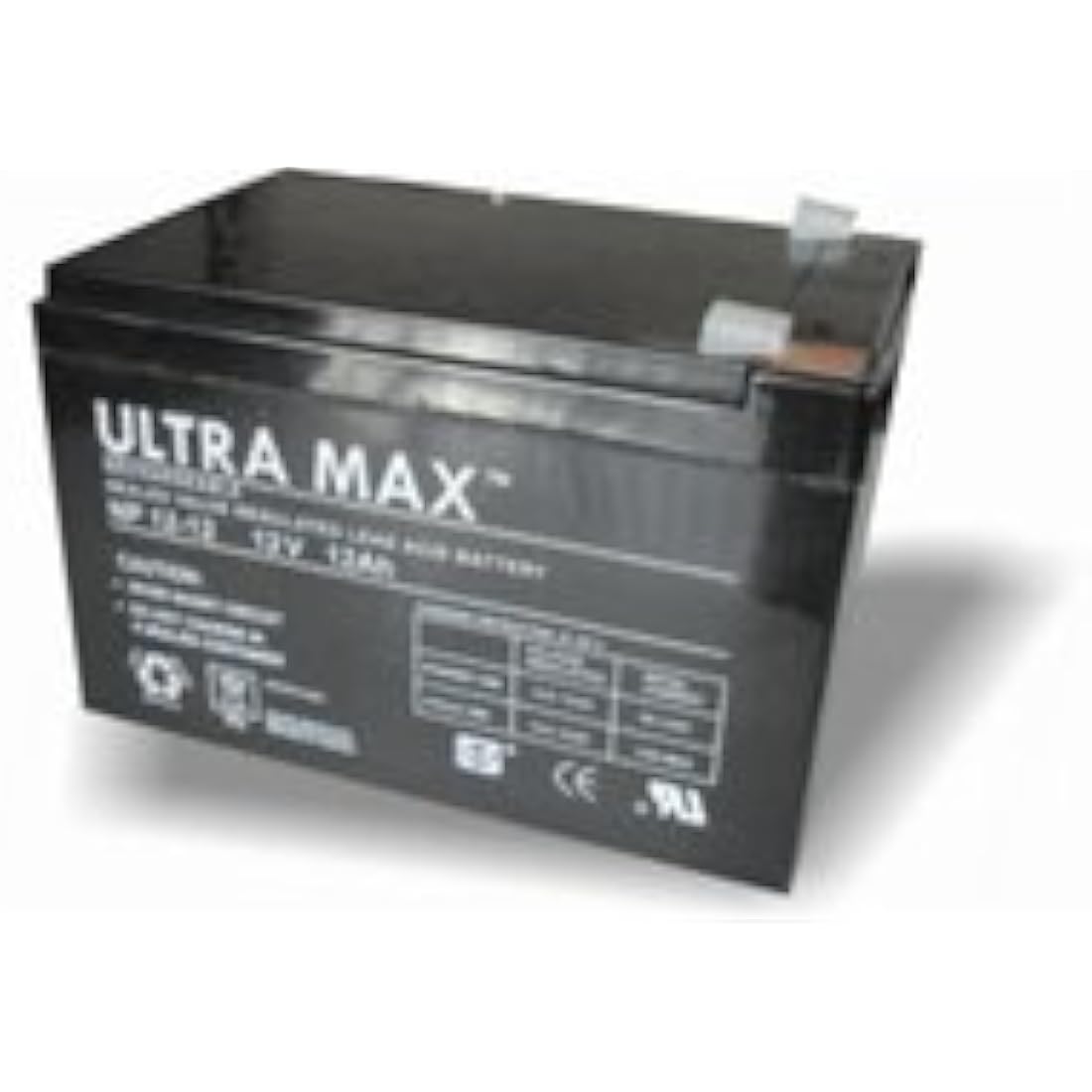 Ultramax NP12-12 12V 12Ah Sealed Lead Acid Replacement Battery