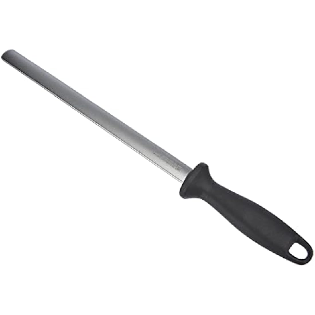 Zwilling Diamond Sharpening Steel - 26cm Oval Honing Rod, Black