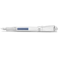Kaweco Student Fountain Pen - Transparent Acrylic with Silver Trim, Nib M