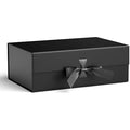 GIFTSAY Large Magnetic Gift Box | Black Collapsible Paper Box for Weddings