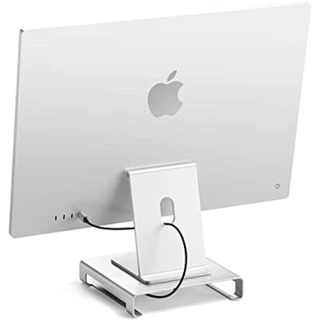 Satechi Type-C Aluminum Monitor Stand Hub for iMac & Studio Display – Silver