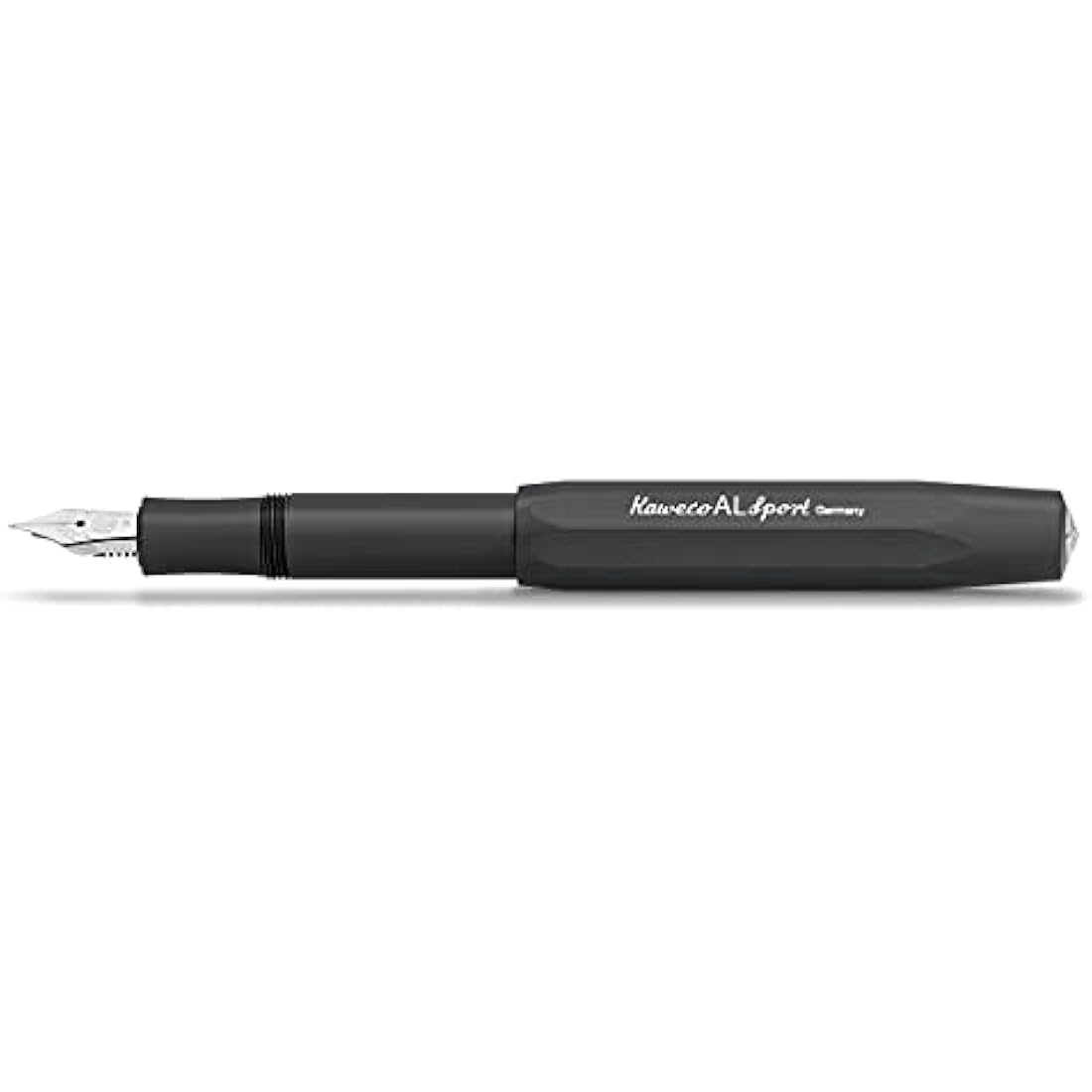 Kaweco AL Sport Fountain Pen – Black Aluminium – Extra Fine Nib (EF)