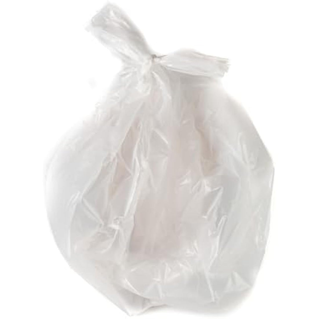 Kordis 50L Tie Handle Swing Bin Liners – 120 Heavy Duty White Bags