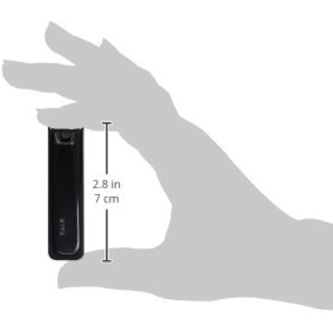 Kiya Black Steel Nail Clipper – Precision Grooming Tool for Manicure