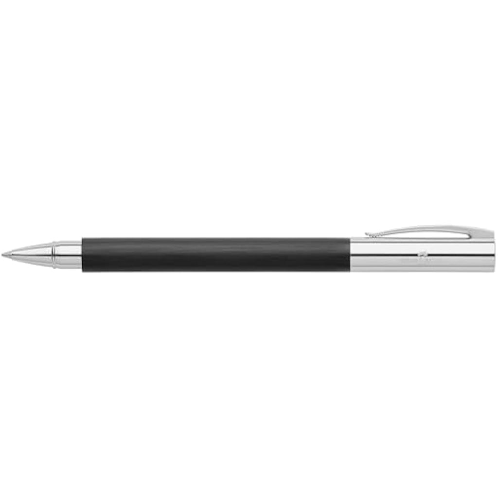 Faber-Castell Ambition Rollerball Pen – Black Brushed Resin Finish