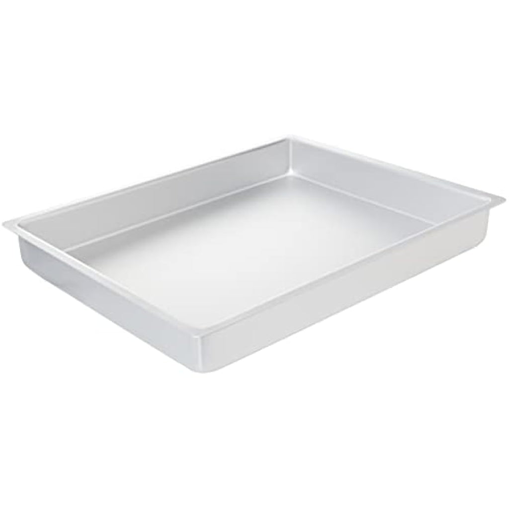 PME Aluminium Oblong Cake Pan – 12 x 16 x 2-Inch Deep Baking Tin