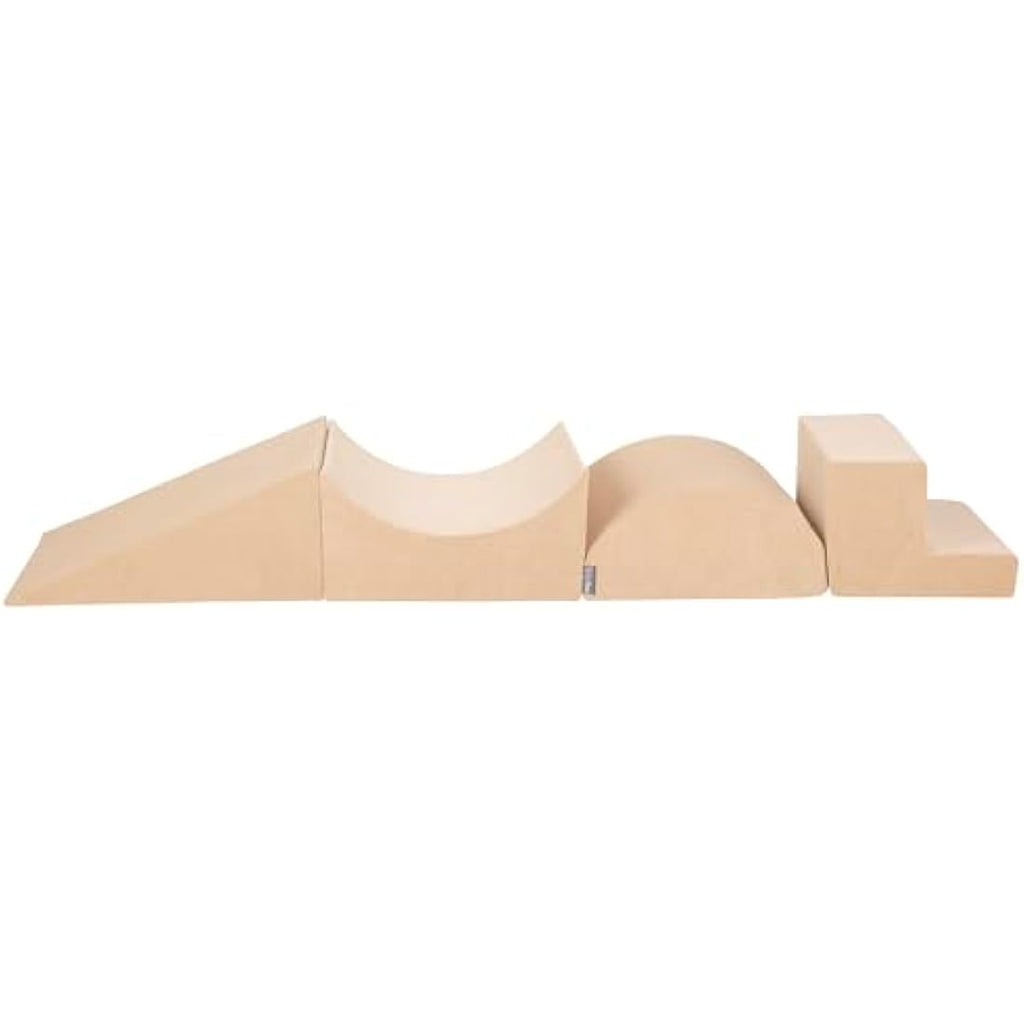 KiddyMoon Foam Playground | Velvet Montessori Soft Blocks Obstacle Course