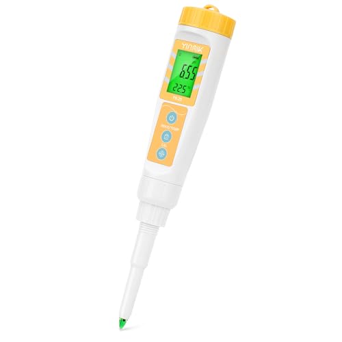 YINMIK Digital Food pH Meter – Professional Spear Probe Tester with ATC