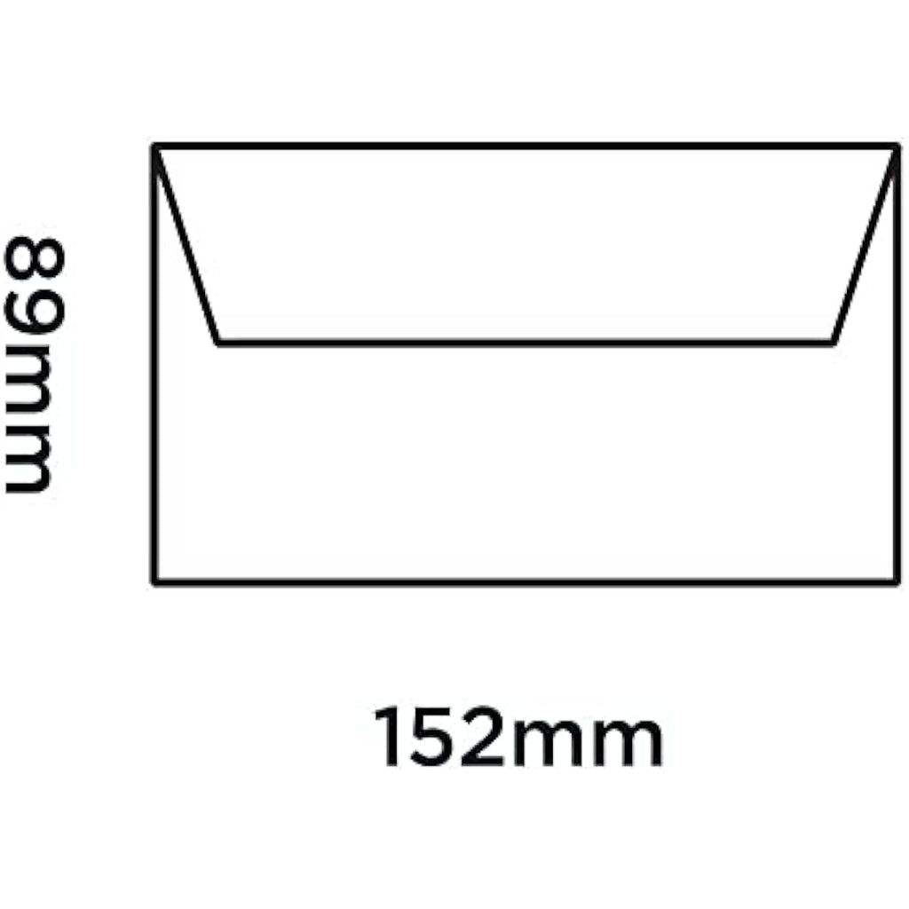 Blake Manilla Gummed Wallet Envelopes 89x152mm 70gsm - Pack of 1000