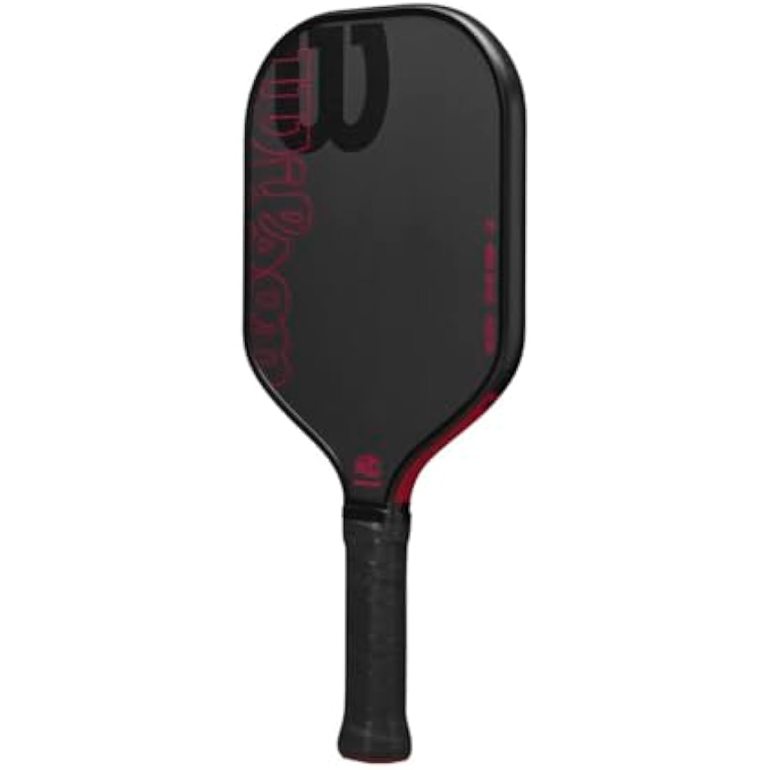 Wilson Blaze Tour 16 Pickleball Paddle – Raw Carbon Fiber, Black/Red