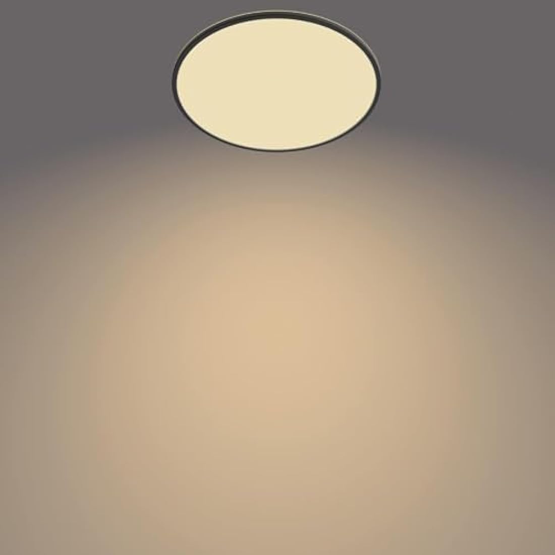 Philips SceneSwitch LED Ceiling Light – 36W Dimmable Warm White Black