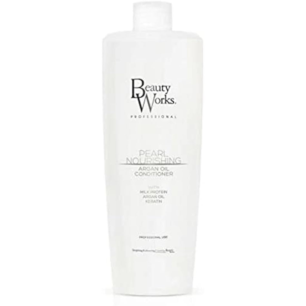 Beauty Works Pearl Nourishing Argan Oil Conditioner - 1 Litre Bottle