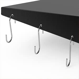 Onlyfire BBQ Side Table for 57cm Weber Kettle Grill | Steel Shelf