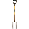 Spear & Jackson Elements Carbon Steel Border Fork with Ashwood Handle