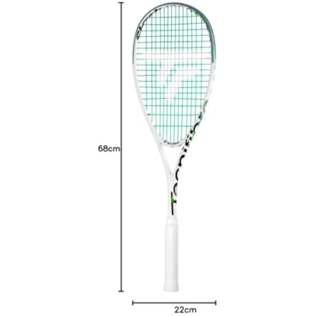 Tecnifibre Slash Squash Racket – Carbon Power Frame - 120/125/130/135