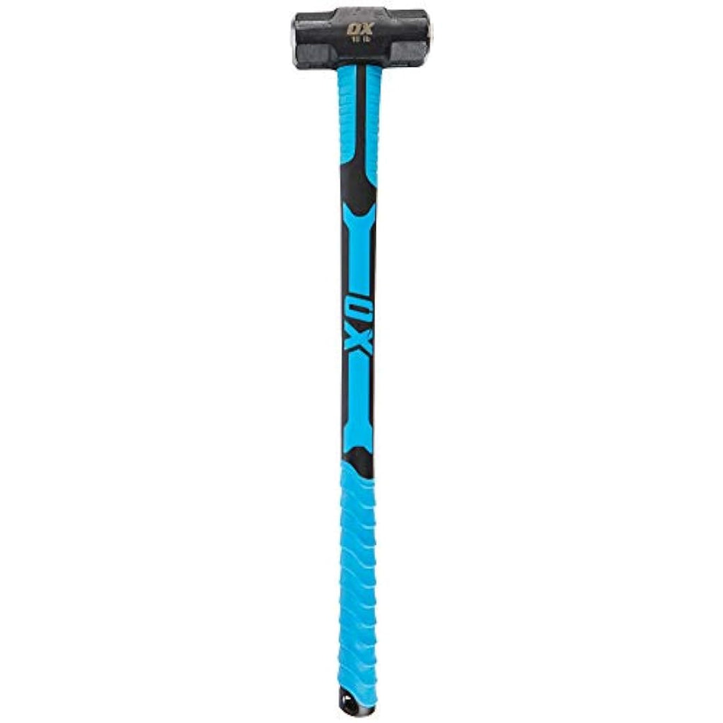 OX Trade Sledge Hammer – 10 lb Forged Steel with Fibreglass Handle