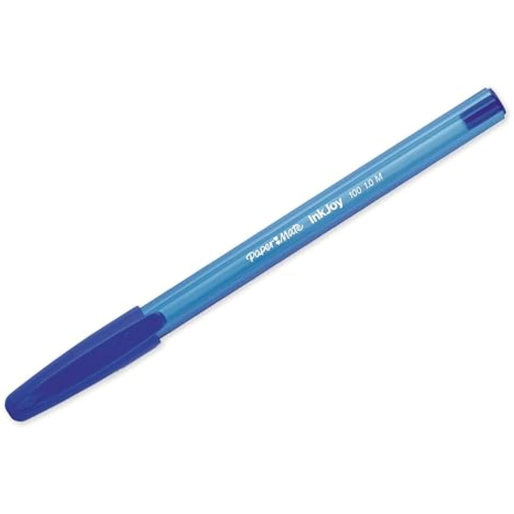 Paper Mate InkJoy 100ST Ballpoint Pens | Medium Point | Blue | 50 Count
