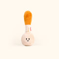 Plush Spoon and Fork Charm Keychain by LuLuFun Studio – Cute Bag Decor
