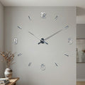 Orsina Verdian DIY Mirrored Wall Clock – Modern Large Wall Decor