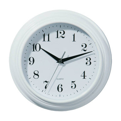 Orsina Pelham Vintage White Wall Clock – Minimalist Luxury Home Decor