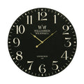 Orsina Destini Classical Black MDF Wall Clock – Modern Minimalist Decor