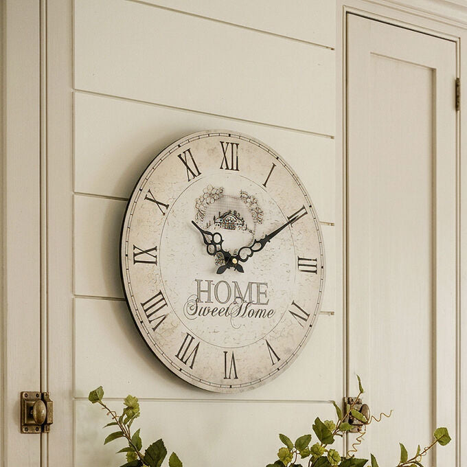 Orsina Home Sweet Home Wall Clock – Minimalist Modern Home Decor