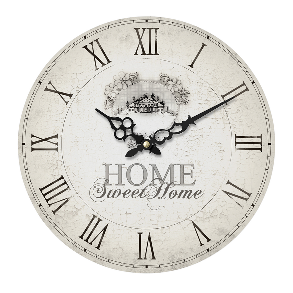 Orsina Home Sweet Home Wall Clock – Minimalist Modern Home Decor