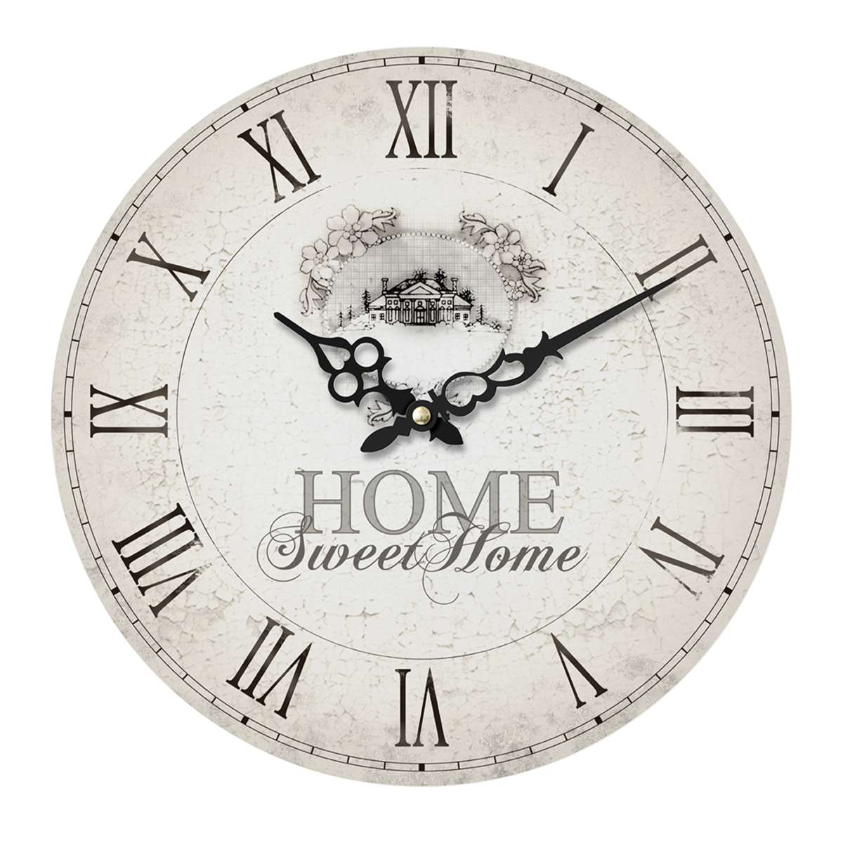 Orsina Home Sweet Home Wall Clock – Minimalist Modern Home Decor