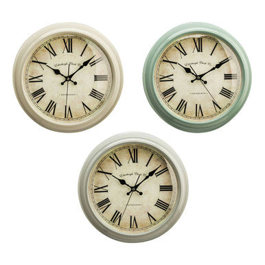 Orsina Vermont Grey Wall Clock – Minimalist Modern Plastic Timepiece