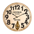 Orsina Crawley Vintage Wall Clock – 16-Inch Antique Roman Numeral Dial